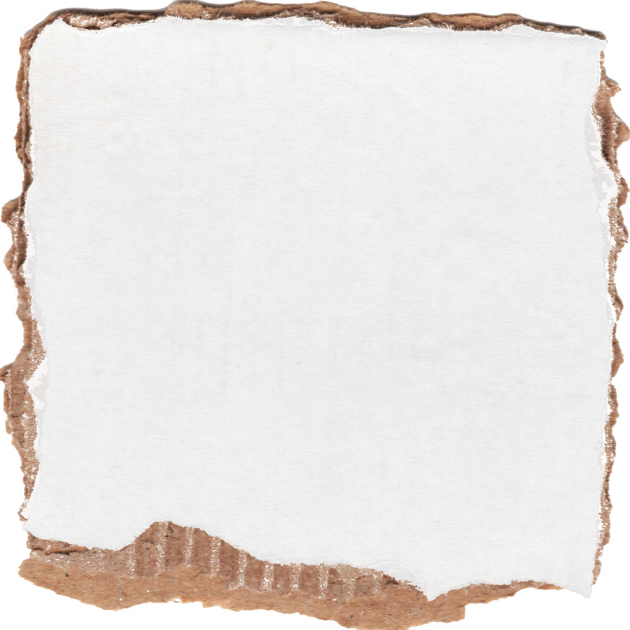 Scrapbook Cutout White Cardboard Paper